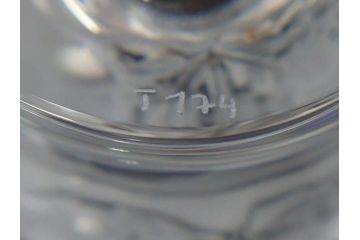 フランス　LALIQUE(ラリック)　シャンゼリゼ　クリスタル　繊細なデザインが輝きを放つフラワーベース(花瓶、花入、花器、ガラス、箱付き)(R-072308)