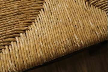 和製ビンテージ　松本民芸家具　ラダーバックがお洒落なラッシチェア4脚セット(ダイニングチェア、椅子、イス、ヴィンテージ)(R-072337)