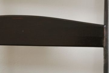 和製ビンテージ　松本民芸家具　ラダーバックがお洒落なラッシチェア4脚セット(ダイニングチェア、椅子、イス、ヴィンテージ)(R-072339)