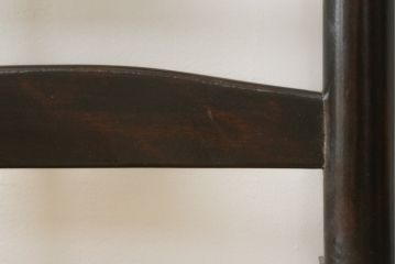 和製ビンテージ　松本民芸家具　ラダーバックがお洒落なラッシチェア4脚セット(ダイニングチェア、椅子、イス、ヴィンテージ)(R-072339)