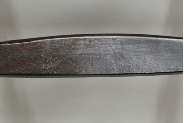 和製ビンテージ　松本民芸家具　ラダーバックがお洒落なラッシチェア4脚セット(ダイニングチェア、椅子、イス、ヴィンテージ)(R-072341)