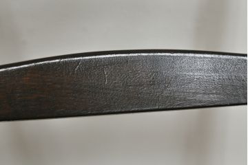 和製ビンテージ　松本民芸家具　ラダーバックがお洒落なラッシチェア4脚セット(ダイニングチェア、椅子、イス、ヴィンテージ)(R-072341)