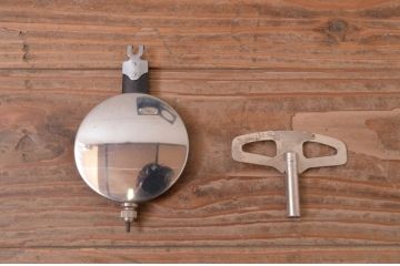 和製アンティーク　愛知時計電機(アイチ、AICHI)　AC TRADE MARK(トレードマーク)　Super Eight (スーパーエイト)　30DAY　レトロモダンなデザインが魅力的な掛け時計(柱時計、古時計、振り子時計)(R-072347)