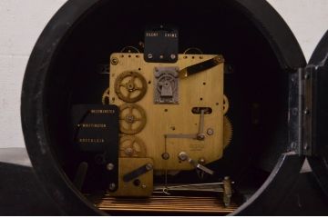 和製アンティーク　SEIKO(セイコー)　シックな色合いのモダンな雰囲気漂う置き時計(置時計、古時計)(R-072355)