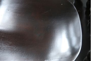 和製ビンテージ　松本民芸家具　#16型スピンドルチェア　ゆったりと座れるダイニングチェア2脚セット(板座チェア、椅子、イス、ヴィンテージ)(定価2脚で約20万円)(R-072368)