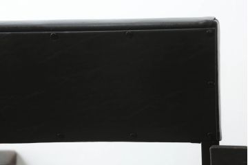 和製ビンテージ　松本民芸家具　特注　ナラ材　合皮　シンプルでスタイリッシュなアームチェア2脚セット(ダイニングチェア、椅子、イス、ヴィンテージ)(R-072377)
