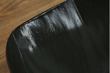 中古　松本民芸家具　16型スピンドルチェア　ゆったりと座れるダイニングチェア(板座チェア、椅子、イス)(R-072378)