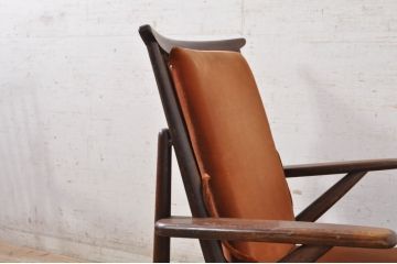 和製ビンテージ　激レア　希少!!　松本民芸家具　特注　楢(ナラ)材　くつろぎの時間におすすめの1Pソファ4脚セット(アームチェア、1人掛けソファ、一人掛けソファ、ヴィンテージ、バラ売り可能)(R-072380)