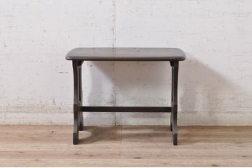 イギリスビンテージ　ERCOL(アーコール)　落ち着いたシックな色合いが魅力のサイドテーブル(コンソールテーブル、ローテーブル、ヴィンテージ)(R-072384)