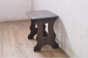 イギリスビンテージ　ERCOL(アーコール)　落ち着いたシックな色合いが魅力のサイドテーブル(コンソールテーブル、ローテーブル、ヴィンテージ)(R-072384)