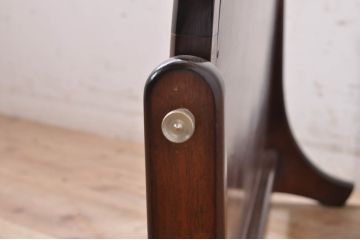 中古　松本民芸家具　シンプルなデザインで取り入れやすい置き型ミラー(鏡、卓上ミラー、置き鏡)(R-072386)