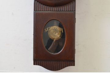 和製アンティーク　精工舎(SEIKOSHA、セイコー)　クラシカルな雰囲気溢れる掛け時計(柱時計、古時計、振り子時計)(R-072404)