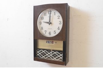 和製アンティーク　SEIKO　Sonola(セイコー・ソノーラ)　TRANSISTOR(トランジスタ)　昭和レトロ　昔懐かしい雰囲気の掛け時計(柱時計、古時計、振り子時計、トランジスタ時計)(R-072408)