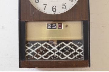 和製アンティーク　SEIKO　Sonola(セイコー・ソノーラ)　TRANSISTOR(トランジスタ)　昭和レトロ　昔懐かしい雰囲気の掛け時計(柱時計、古時計、振り子時計、トランジスタ時計)(R-072408)