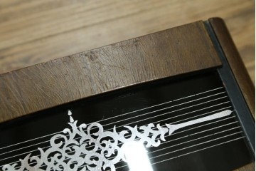 和製アンティーク　愛知時計電機(アイチ、AICHI)　AC TRADE MARK(トレードマーク)　Super Eight (スーパーエイト)　30DAY　レトロモダンなデザインが魅力的な掛け時計　(R-072411)