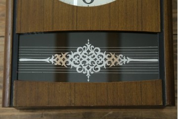 和製アンティーク　愛知時計電機(アイチ、AICHI)　AC TRADE MARK(トレードマーク)　Super Eight (スーパーエイト)　30DAY　レトロモダンなデザインが魅力的な掛け時計　(R-072411)