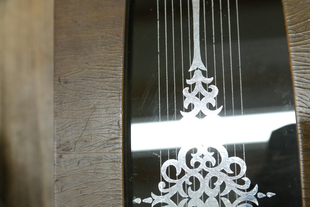 和製アンティーク　愛知時計電機(アイチ、AICHI)　AC TRADE MARK(トレードマーク)　Super Eight (スーパーエイト)　30DAY　レトロモダンなデザインが魅力的な掛け時計　(R-072411)