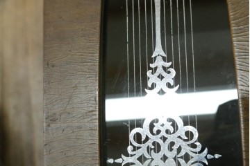 和製アンティーク　愛知時計電機(アイチ、AICHI)　AC TRADE MARK(トレードマーク)　Super Eight (スーパーエイト)　30DAY　レトロモダンなデザインが魅力的な掛け時計　(R-072411)