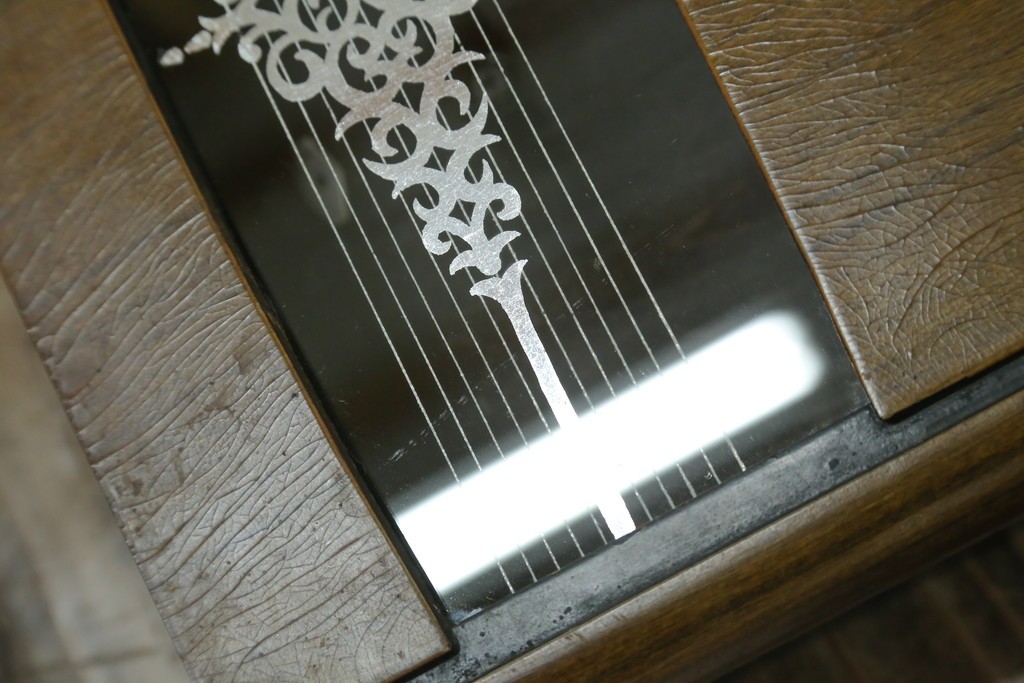 和製アンティーク　愛知時計電機(アイチ、AICHI)　AC TRADE MARK(トレードマーク)　Super Eight (スーパーエイト)　30DAY　レトロモダンなデザインが魅力的な掛け時計　(R-072411)