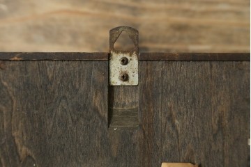 和製アンティーク　愛知時計電機(アイチ、AICHI)　AC TRADE MARK(トレードマーク)　Super Eight (スーパーエイト)　30DAY　レトロモダンなデザインが魅力的な掛け時計　(R-072411)