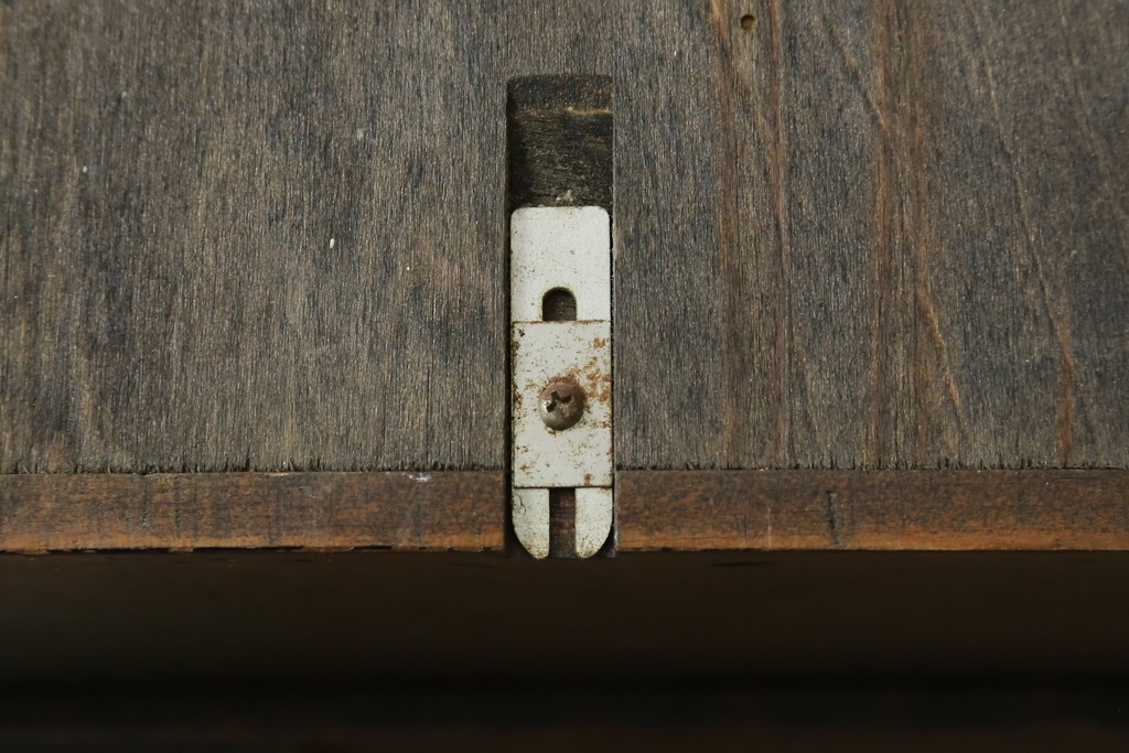 和製アンティーク　愛知時計電機(アイチ、AICHI)　AC TRADE MARK(トレードマーク)　Super Eight (スーパーエイト)　30DAY　レトロモダンなデザインが魅力的な掛け時計　(R-072411)