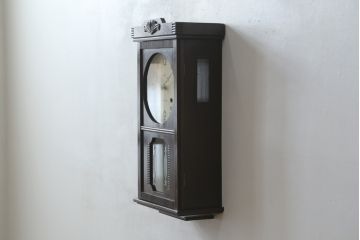 和製アンティーク　精工舎(SEIKOSHA、セイコー)　TRADE(S)MARK　大正ロマン溢れる佇まいが魅力の掛け時計(柱時計、古時計、振り子時計)(R-072417)