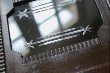 和製アンティーク　精工舎(SEIKOSHA、セイコー)　TRADE(S)MARK　大正ロマン溢れる佇まいが魅力の掛け時計(柱時計、古時計、振り子時計)(R-072417)
