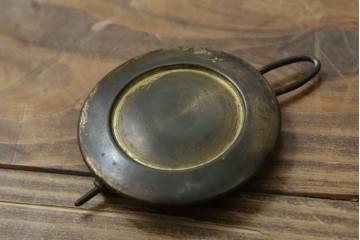 和製アンティーク　C.M.A.EXAMINED　昭和レトロ　珍しいデザインが魅力的な掛け時計　(R-072418)