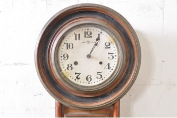 和製アンティーク　光星舎(KOSEISHA)　MADE(Y)TOKYO　REGULATOR　BARGAIN CLOCK　年月を重ねた趣溢れるレトロな掛け時計(柱時計、古時計、振り子時計)(R-072428)