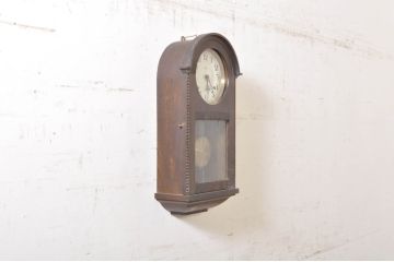 和製アンティーク　精工舎(SEIKOSHA、セイコー)　TRADE(S)MARK　大正ロマン溢れる佇まいが魅力の掛け時計(柱時計、古時計、振り子時計)(R-072433)