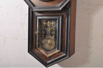和製アンティーク　精工舎(SEIKOSHA、セイコー)　TRADE(S)MARK　NIMARU.S　落ち着いた雰囲気が魅力の掛け時計(柱時計、古時計、八角時計、振り子時計)(R-072439)