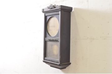 和製アンティーク　堀田時計店　N.H.T　SILVERFAN　クラシカルな佇まいの掛け時計(柱時計、古時計、振り子時計)(R-072448)