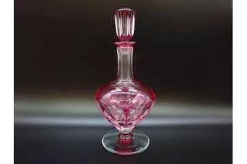 カガミクリスタル　KAGAMI CRYSTAL　鮮やかな色彩と繊細なカットが魅力的なデカンタセット(デキャンタ、グラス6客、ガラス、硝子、ロックグラス、水差し、酒器)(R-072467)