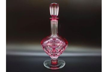 カガミクリスタル　KAGAMI CRYSTAL　鮮やかな色彩と繊細なカットが魅力的なデカンタセット(デキャンタ、グラス6客、ガラス、硝子、ロックグラス、水差し、酒器)(R-072467)