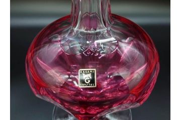 カガミクリスタル　KAGAMI CRYSTAL　鮮やかな色彩と繊細なカットが魅力的なデカンタセット(デキャンタ、グラス6客、ガラス、硝子、ロックグラス、水差し、酒器)(R-072467)