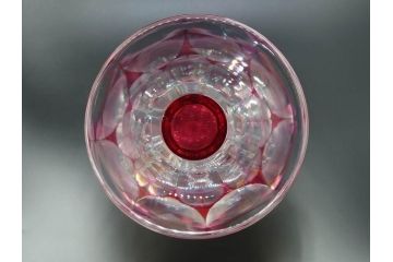 カガミクリスタル　KAGAMI CRYSTAL　鮮やかな色彩と繊細なカットが魅力的なデカンタセット(デキャンタ、グラス6客、ガラス、硝子、ロックグラス、水差し、酒器)(R-072467)