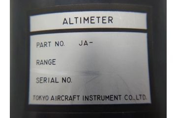 TKK　東京航空計器　高度計(飛行機、航空機用、航空用品、パイロット、メーター)(R-072468)