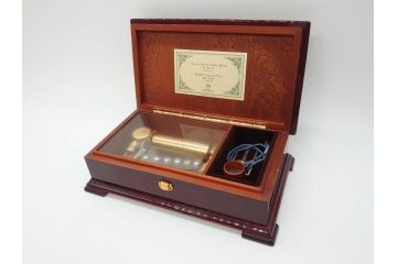 SANKYO(サンキョー)　ORPHEUS(オルフェウス)　「美しきドナウ」　「舞踏への勧誘」　2曲　50弁　上品な雰囲気を醸し出すオルゴール(マホガニー5J、DX103-0053BA)(R-072469)