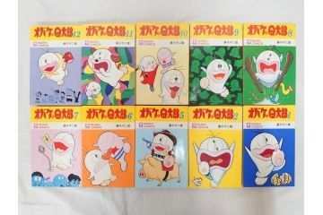 オバケのQ太郎　藤子不二雄　初版　昭和44年～45年(1969年～1970年)　虫プロ商事　MUSHI COMICS　漫画10冊セット(1、2、5、6、7、8、9、10、11、12巻、コミック、本)(R-072473)