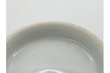 江戸後期〜幕末　伊万里　染付　山水図　金の縁となめらかなフォルムが素敵な猪口5客セット(おちょこ、ぐい呑み、酒器、和食器)(R-072484)