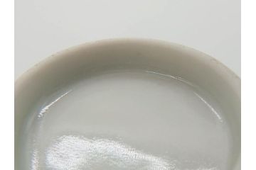 江戸後期〜幕末　伊万里　染付　山水図　金の縁となめらかなフォルムが素敵な猪口5客セット(おちょこ、ぐい呑み、酒器、和食器)(R-072485)