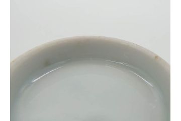 江戸後期〜幕末　伊万里　染付　山水図　金の縁となめらかなフォルムが素敵な猪口5客セット(おちょこ、ぐい呑み、酒器、和食器)(R-072486)