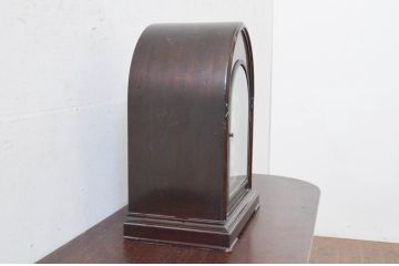 アンティーク時計　アメリカ製　ANSONIA(アンソニア)社　レトロ　特徴あるデザインが魅力の置き時計(置き時計、古時計)(R-072503)