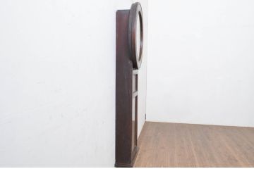 和製アンティーク　KIN.TSUNE(近常精機株式会社)　時計製造場製　特大!!　特徴的な文字盤が魅力的な掛け時計(柱時計、古時計、振り子時計)(R-072513)
