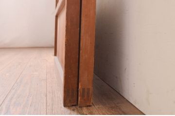 アンティーク建具　趣のある和の空間を演出するガラス戸2枚セット(引き戸)(R-072515)