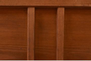 アンティーク建具　風情のある佇まいが魅力的な格子入りガラス戸2枚セット(引き戸、格子戸、ガラス帯戸)(R-072516)