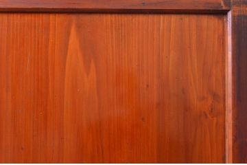 アンティーク建具　レトロな空間作りにおすすめなガラス帯戸3枚セット(引き戸、板戸)(R-072522)