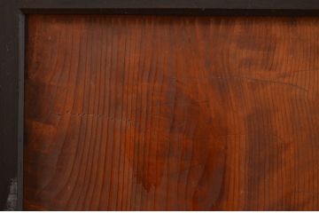 アンティーク建具　レーザー組子入れます!　上質な和の趣を感じさせる組子帯戸2枚セット(ガラス帯戸、引き戸)(R-072523)