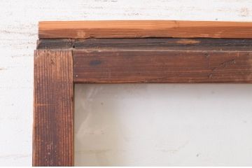アンティーク建具　どこか懐かしい雰囲気を感じるガラス戸1枚(引き戸)(R-072525)