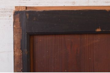アンティーク建具　和の情緒を演出する障子帯戸1枚(引き戸、板戸、格子帯戸、障子戸)(R-072529)